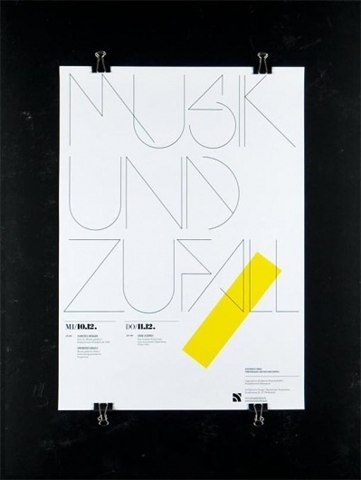 Clik clk – Blog d'inspiration » Dirk König #dirk #type #poster #konig