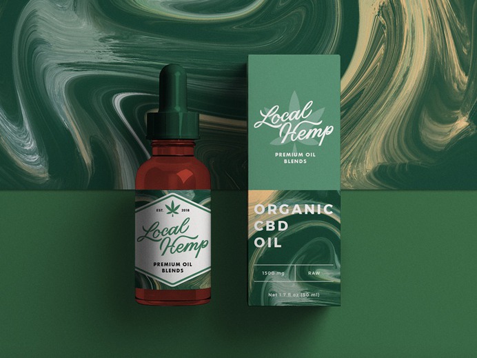 CBD Oil Packaging by Alex Spenser
