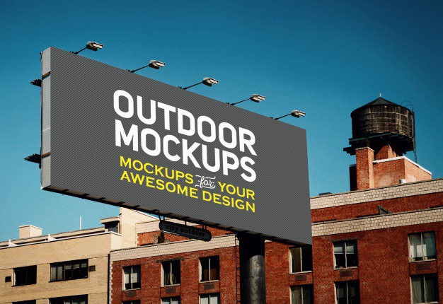Ourtoor panel with lights mock up Free Psd. See more inspiration related to Mockup, Template, Web, Website, Advertising, Mock up, Lights, Templates, Website template, Mockups, Up, Panel, Web template, Realistic, Real, Web templates, Mock ups, Mock and Ups on Freepik.
