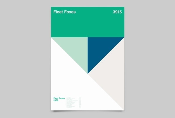 Duane Dalton Â | Â Â http://duanedalton.com"An exploration in the art of reduction. This personal project breaks down album imagery into i #design #graphic #bold #poster