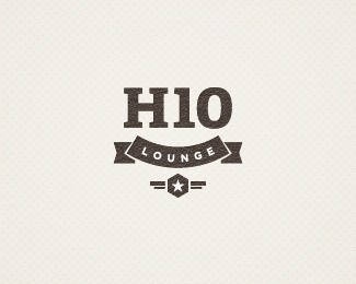 H10 Lounge by Lecart #vector #logo #vintage #type #lounge