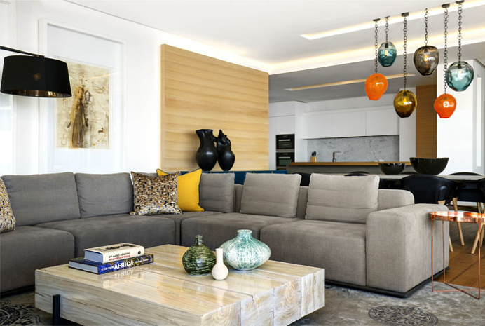 Afro-Zen Meets Contemporary Chic in this Three Bedroom Apartment - InteriorZine #architecture #house #home #decor #interior