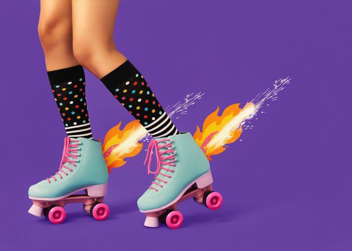 Hot Wheels Roller Disco by Ilka & Franz