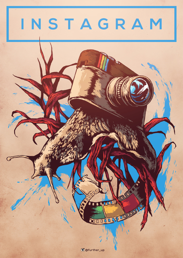 social networks illustration instagram #networks #illustration #instagram #social