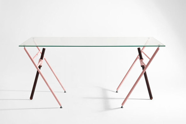 coordination berlin expands adjustable thread trestle tables #trestle