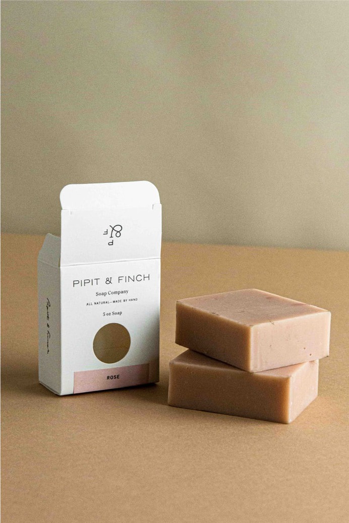 Pipit & Finch Identity - Mindsparkle Mag Saturday Studio designed the identity for Pipit & Finch – a brand that hand makes soap from all natural, botanical ingredients. #logo #packaging #identity #branding #design #color #photography #graphic #design #gallery #blog #project #mindsparkle #mag #beautiful #portfolio #designer