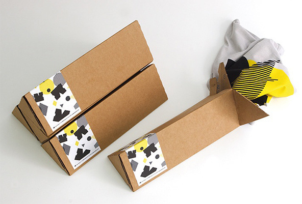 Packaging example #602: 25 Creative T-shirt packaging design examples #packaging #design #tshirts