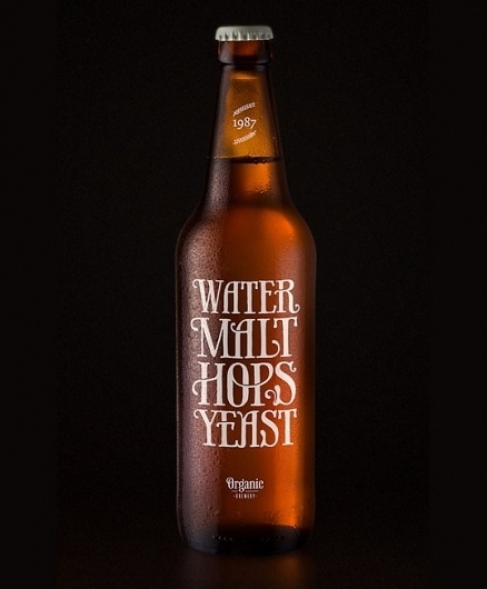 lovely-package-water-malt-hops-yeast1.jpg 538×650 pixels #packaging #bottle
