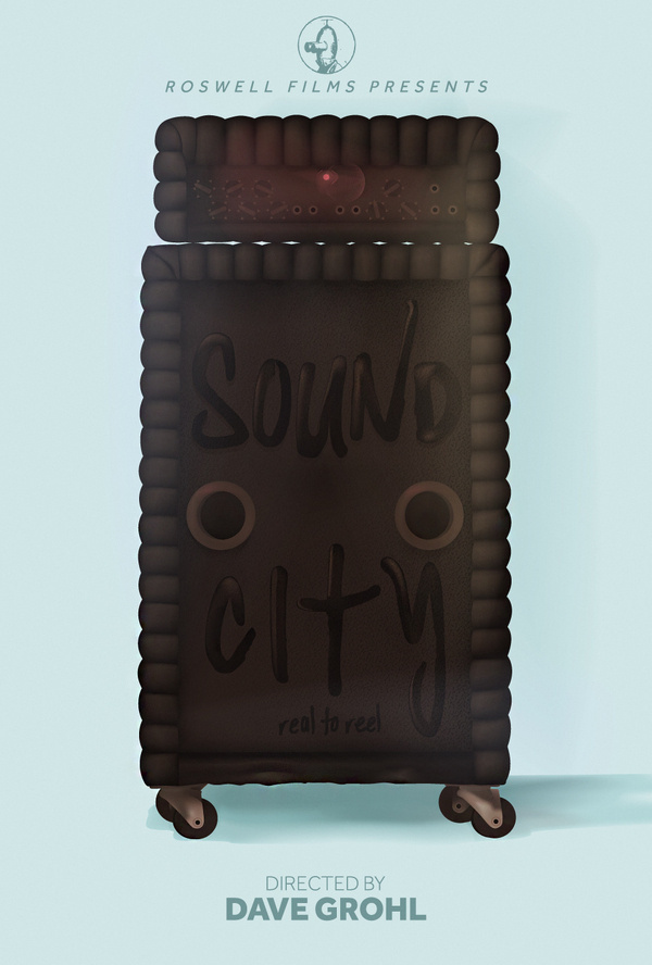 Sound City Unofficial Movie Poster Remix #movie #oconnell #design #graphic #manchester #james #illustration #poster #film #typography