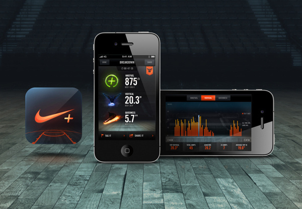 Nike+ Basketball 01 #tech #apps #bold