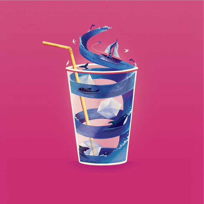 Jack Hudson_If_I_Was_Small_The_Tiny_Splash.jpg #design #graphic #illustration #layout #magazine #typography