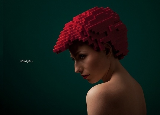 mindplay: bricks on me by elroy klee #woman #lego