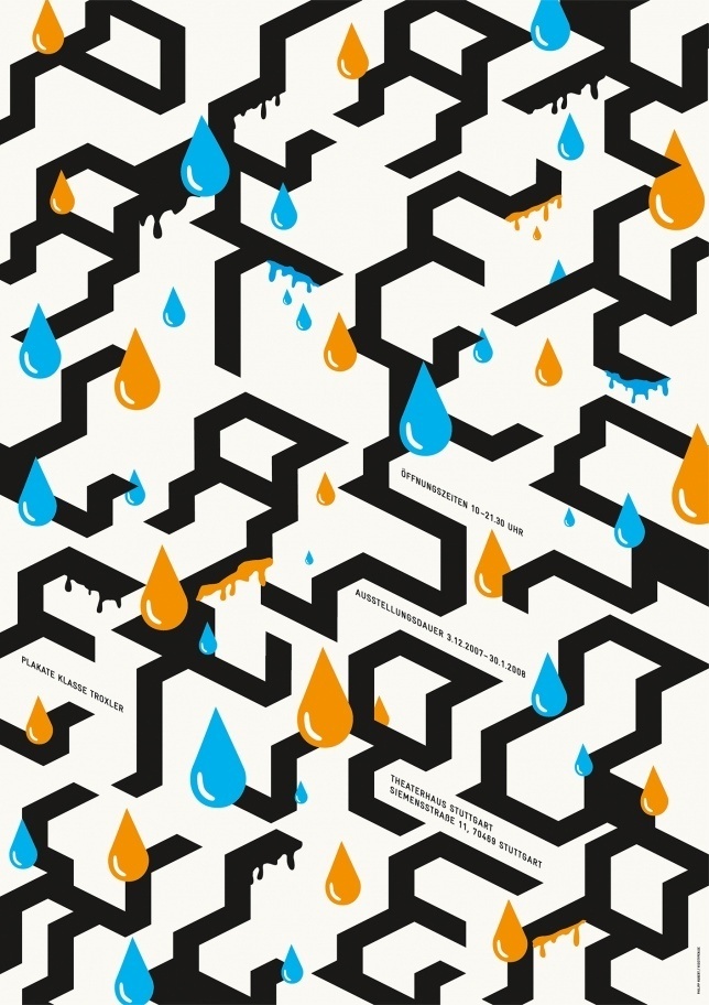 Poster Exhibition - Hubert & Fischer | Graphic Design, Art Direction, Visual Communication #exhibition #hubert+fischer #poster