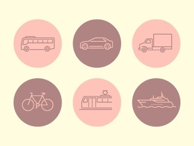 Transportation_icons #icon #symbol #pictogram #transportation