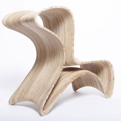 Marco Hemmerling's Triwing Chair - Core77 #wood #twiring #design #chair