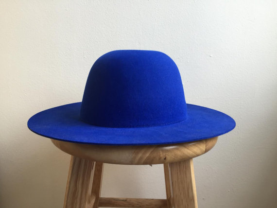 cobalt blue hat #3e2