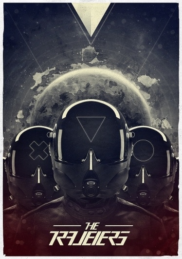 The Travelers - Posters - Creattica #michael #schmid #poster #typography