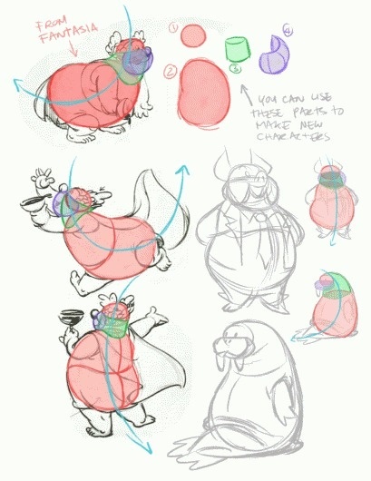 ball-and-pear-new.gif (GIF Image, 850×1100 pixels) #pear #ball #comic #illustration #figure #art