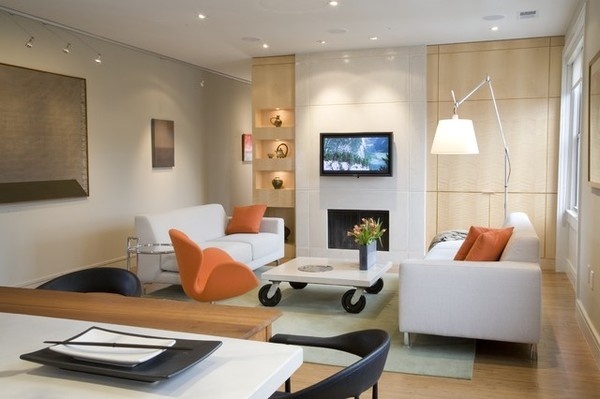 Home FORMA Design Open Plan Apartment Design Ideas in Kalorama by FORMA Design Interior Photos #interior #design #decor #home #furniture #architecure