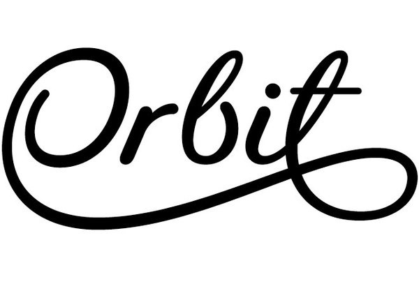 Orbit exploratory logo development for the Orbit art structure #type #seb #script #lester