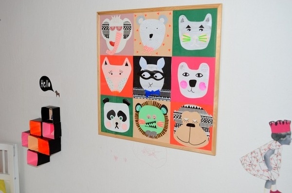 leizyb boernevaerelse collage dyr 3 #illustration #characters