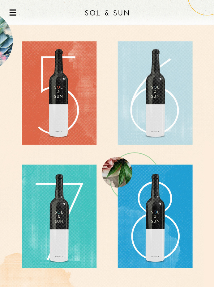 Sol & Sun - Amy Martino - Design + Art Direction #wine