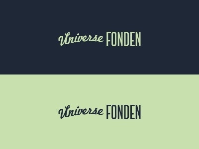 Dribbble - Universe Fonden by Mads Burcharth #lettering #awesome