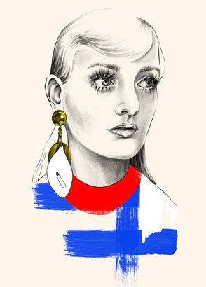 Illustration by Ewelina Dymek #illustration #fashionillustration #penandink