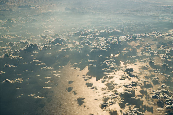 Sea of Clouds: Expansive Cloud Formations Over the Mediterranean and Caribbean Seas by Jakob Wagner #ocean #sun #clouds #aerial #birds #eye #fly #beautiful #view