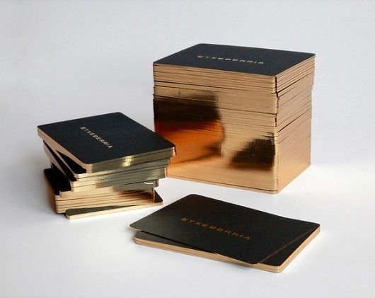 Diseño de tarjetas para la marca ETXEBERRIA on the Behance Network #gold #cards #identity #business