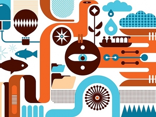 3yz wall - Fernando Volken Togni #illustration