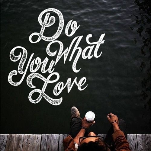 Do what you love -Â by Cymone Wilder #inspiration #quote #typography