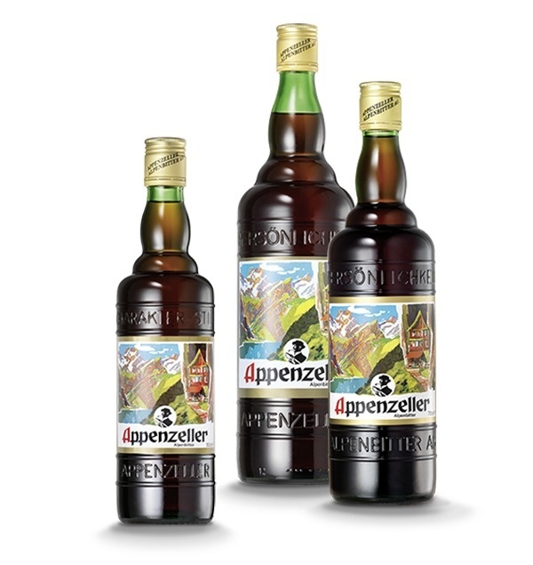 Appenzeller Alpenbitter a Swiss classic #packaging #design #alpenbitter #label #illustration #switzerland #appenzeller