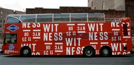 HORT #bus #red #witness #nike #nyc #basketball