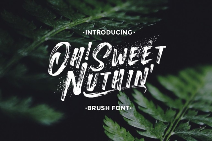 Oh!Sweet Nuthin – Handcrafted Font