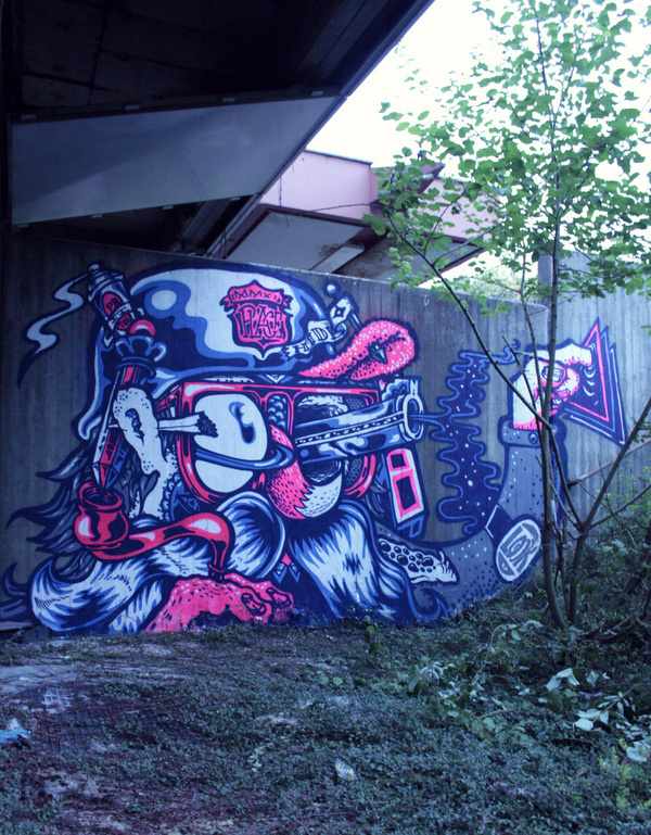 Colour in forgotten places on Behance #graffiti #paint #art #spray #awesome
