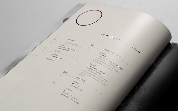 Anagrama | Codigo Magazine #toc #typography