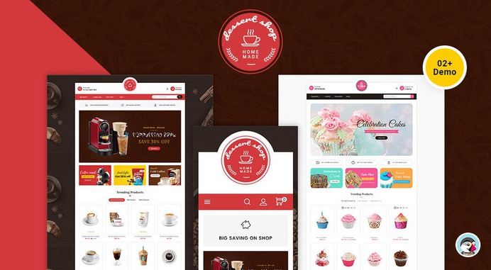 #Dessert - #Cake & #Coffee Store - #Prestashop #Responsive #Theme | #TemplateTrip #eCommerce #Website #Design #Template