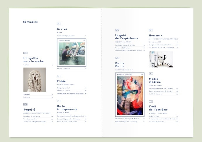 Editorial Magazine Page Layout