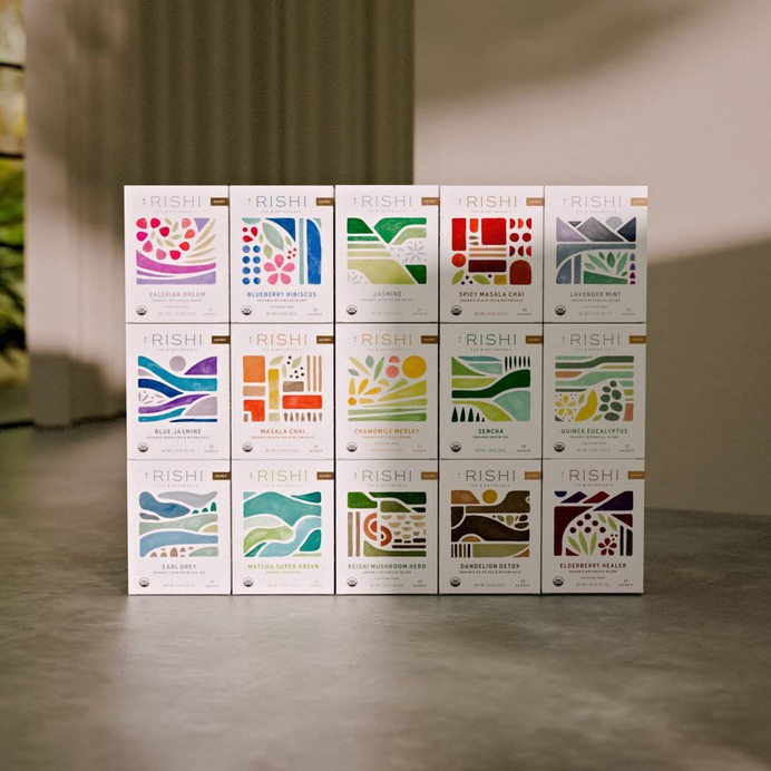 Rishi Packaging by Studio MPLSIllustrations and packaging for Rishi Loose Leaf Sachets. With packaging that looks as good as this tea tastes—Rishi's customers rarely buy just one box. — MPLS is a Minneapolis-based design studio. They specialize in...
