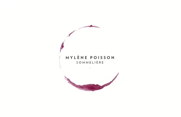 MYLÈNE POISSON SOMMELIÈRE on Behance #logo