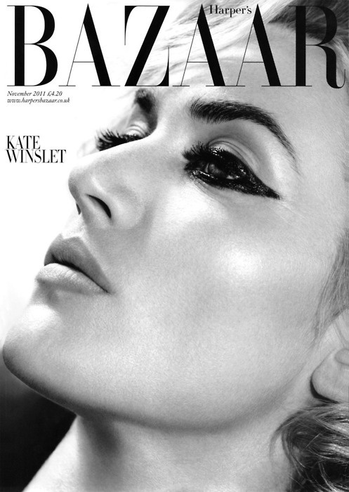 Kate Winslet by Tom Munro for UK Harpers Bazaar November 2011 #fashion #cover #photography #magazine