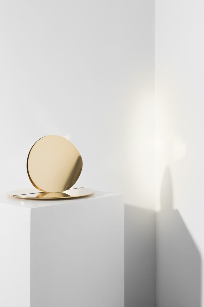 Helmet – Minimalissimo #minimal #minimalism #mirror #lighting #lamp #design #brass