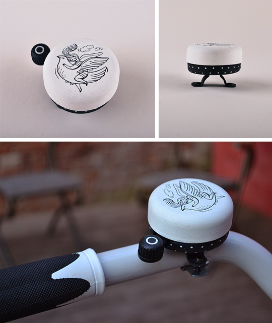 Zaczarowana Walizka #bell #bicycle #girl #flight #cycle #bird #dots #bike #cycling #ring #customized