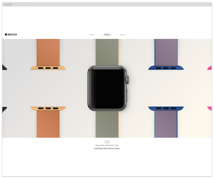 wow- web #responsive #website #apple #design #watch