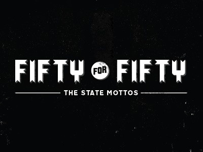 Dribbble - 50 FOR 50 by Dan Cassaro #fifty #young #cassaro #design #dan #mottos #state #for #jerks #logo