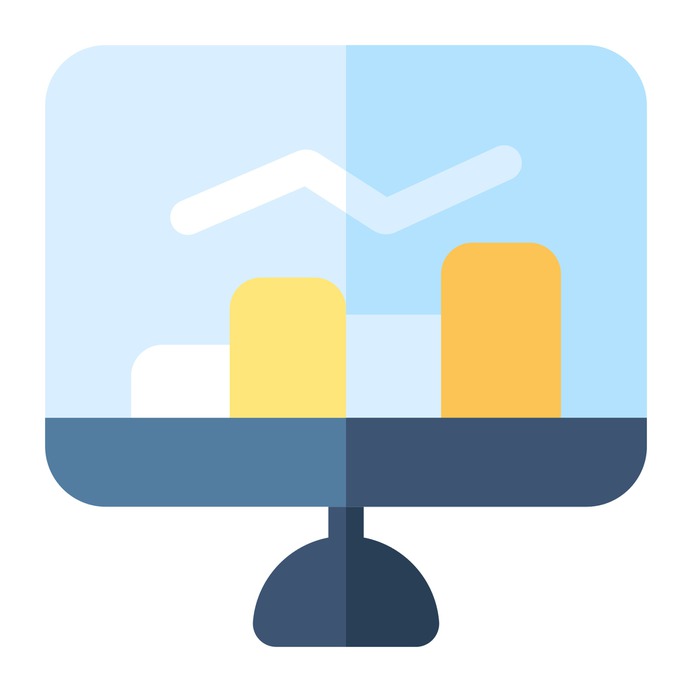 See more icon inspiration related to business and finance, ui, seo and web, bar chart, stats, bar graph, electronics, statistics, graph and computer on Flaticon.