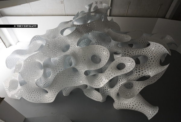 CJWHO ™ (Frac Centre Pavilion by THEVERYMANY Design team:...) #construction #installation #design #rhino #architecture #art #3d