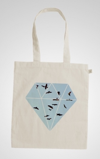 Sofia Ling – Grafisk Design #tote #diamond #design #graphic #totebag #birds