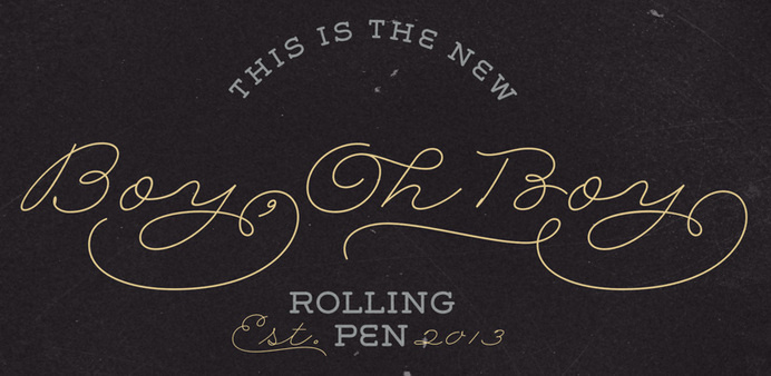 Fonts - Rolling Pen by Sudtipos - HypeForType Font Shop #type #script